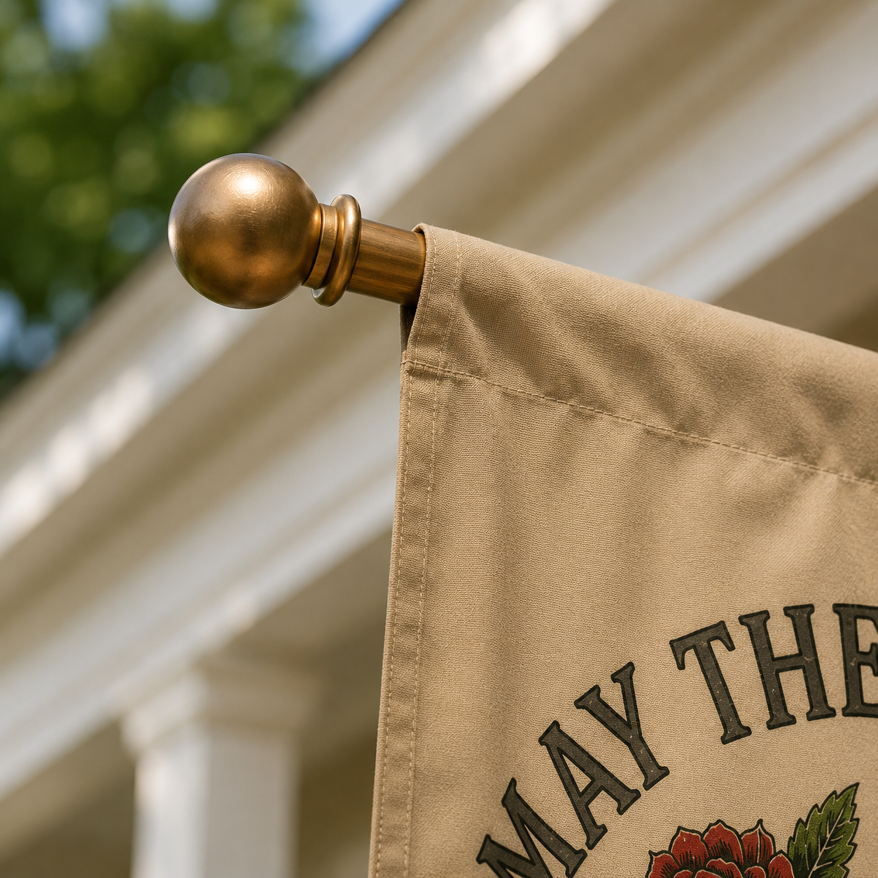 May The Four Winds Blow You Safely Home House Flag - Grateful Dead Inspired Flag