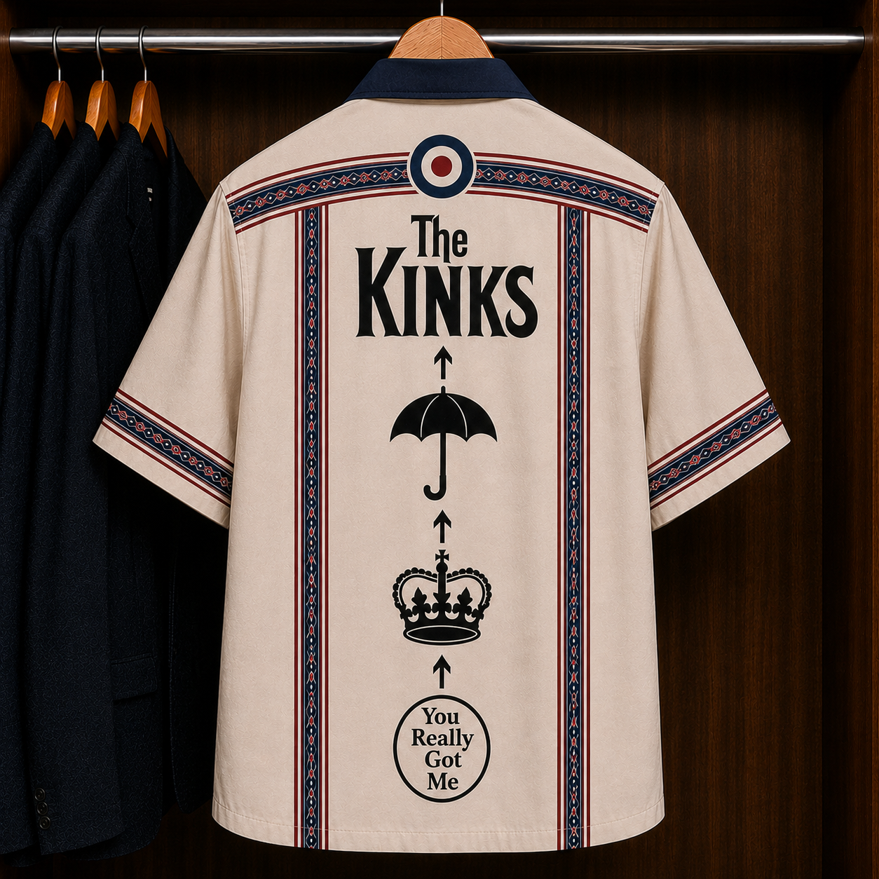 The Kinks You Really Got Me Hawaiian Shirt - Mexican Inspired Hawaiian Shirt White Version