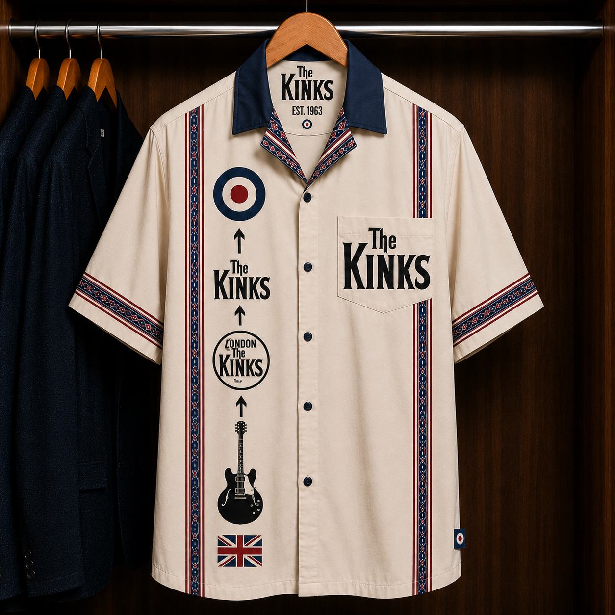 The Kinks You Really Got Me Hawaiian Shirt - Mexican Inspired Hawaiian Shirt White Version