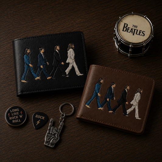 The Beatles Abbey Road Wallet – Classic Rock Inspired Leather Wallet (With Box)