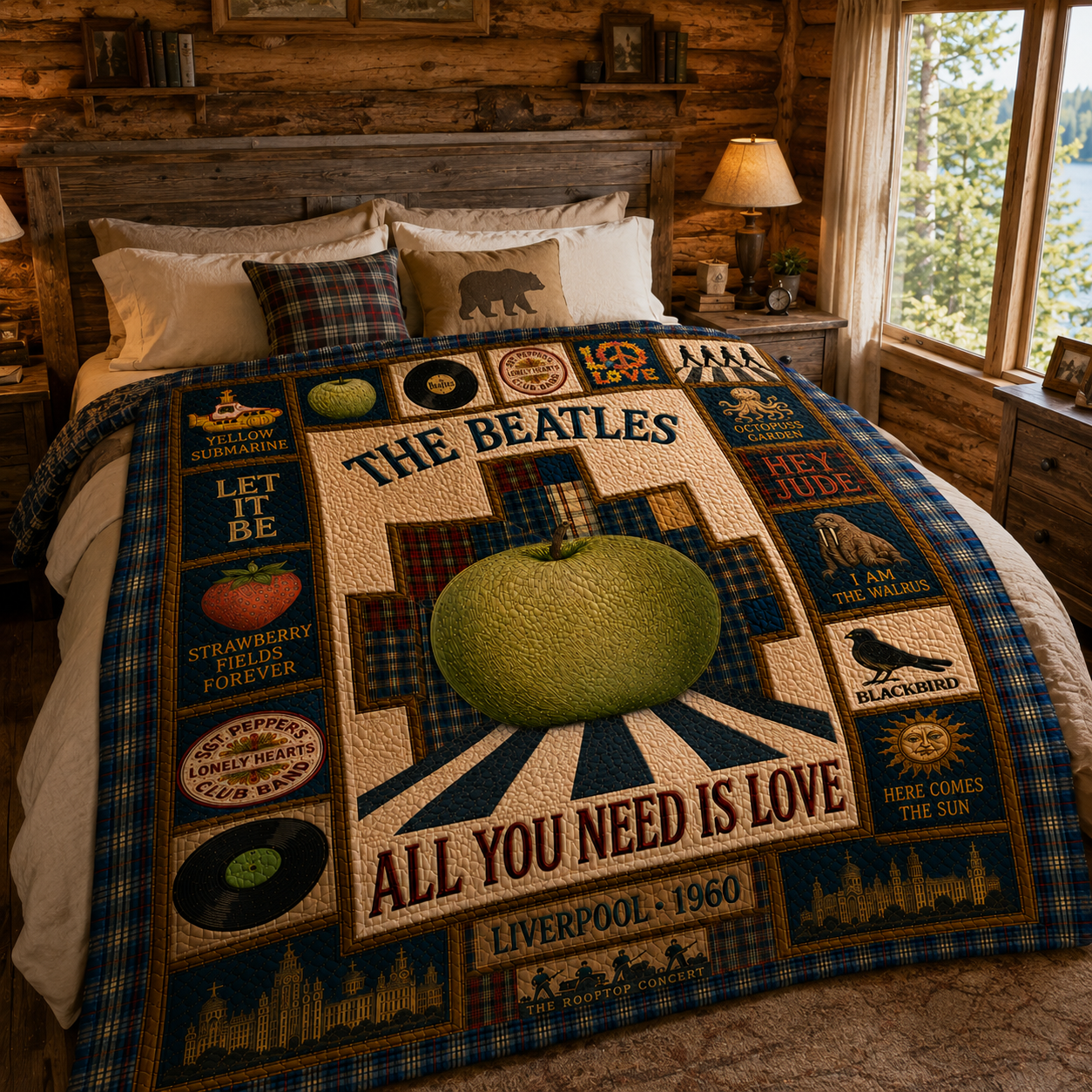The Beatles Quilt Blanket – A Journey in Every Stitch