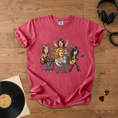 Led Zeppelin Vintage Rock Band Graphic T-Shirt – Classic Music Fan Tee