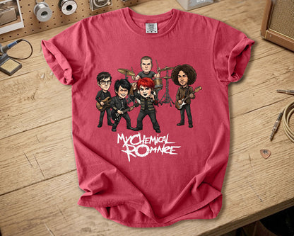 My Chemical Romance Comfort Colors Tee – Band Members Tribute Classic Emo Rock Shirt