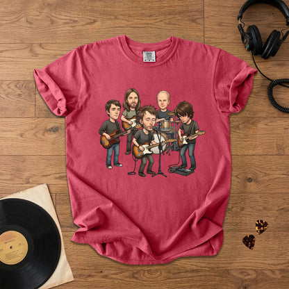 Radiohead Vintage Alternative Rock Band Comfort Tee – Retro Music Fan T-Shirt