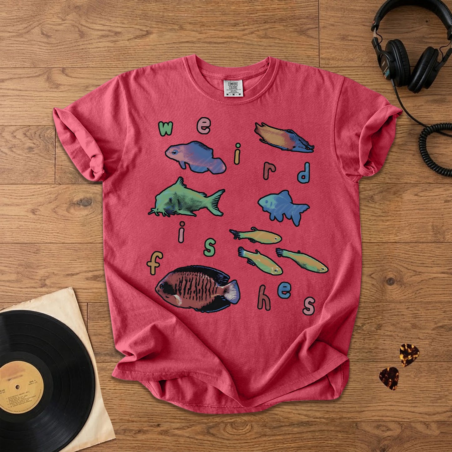 Weird Fishes Radiohead Comfort Tee – Space & Retro Rock Inspired Graphic Shirt