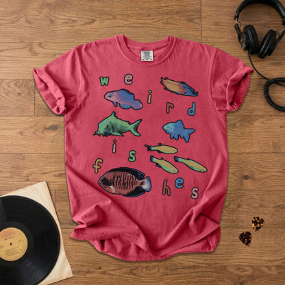 Weird Fishes Radiohead Comfort Tee – Space & Retro Rock Inspired Graphic Shirt