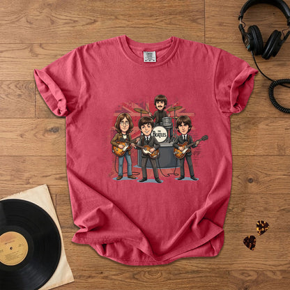 Vintage Beatles Band Comfort Tee – Classic Rock Graphic T-Shirt