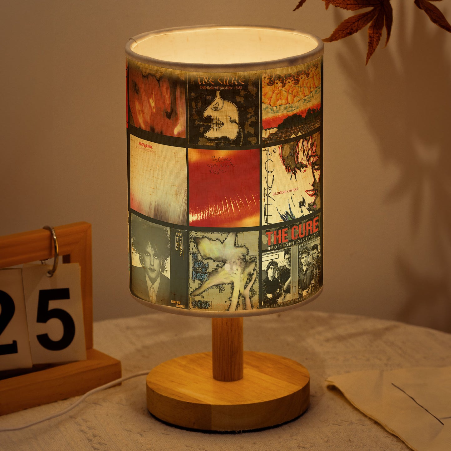 The Cure Album Art Fabric Lamp
