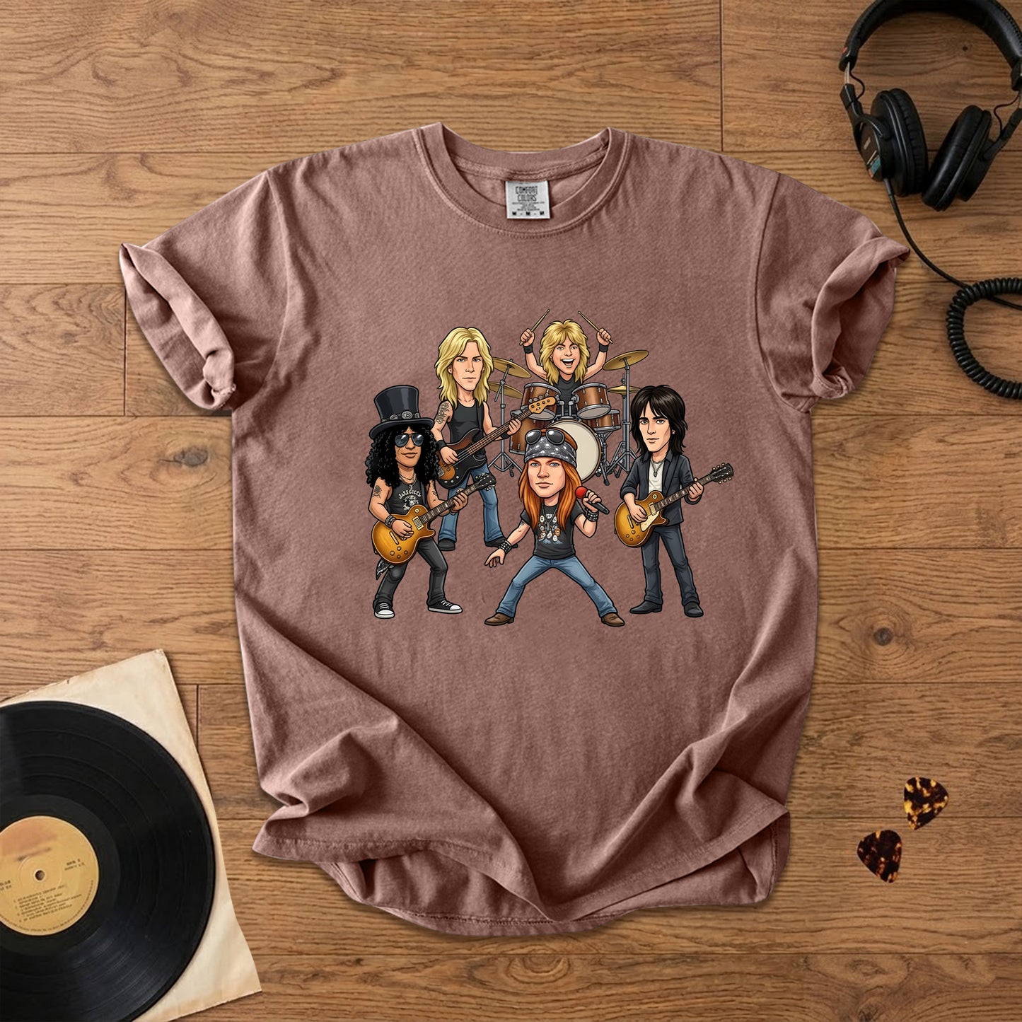Guns N’ Roses Band Graphic T-Shirt – Rock Fan Tee