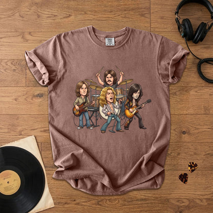 Led Zeppelin Vintage Rock Band Graphic T-Shirt – Classic Music Fan Tee