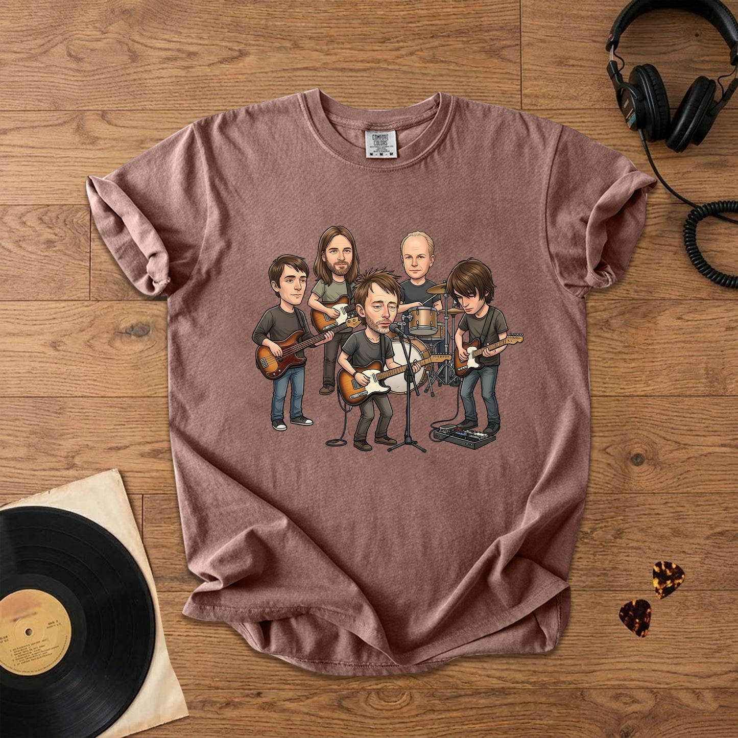 Radiohead Vintage Alternative Rock Band Comfort Tee – Retro Music Fan T-Shirt