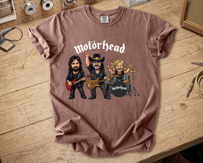 Motörhead Comfort Colors Tee – Lemmy Kilmister Band Members Tribute Classic Rock Shirt