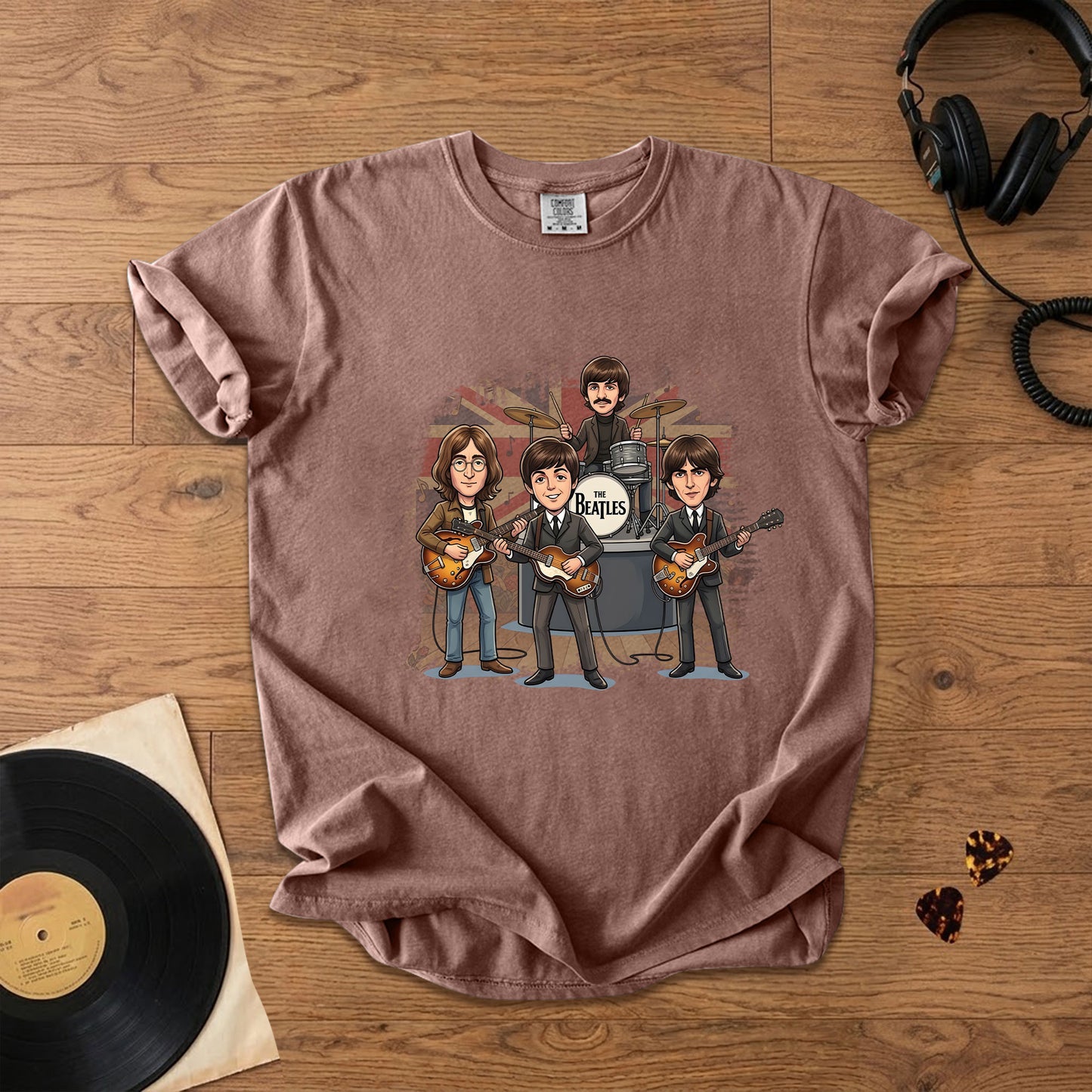 Vintage Beatles Band Comfort Tee – Classic Rock Graphic T-Shirt