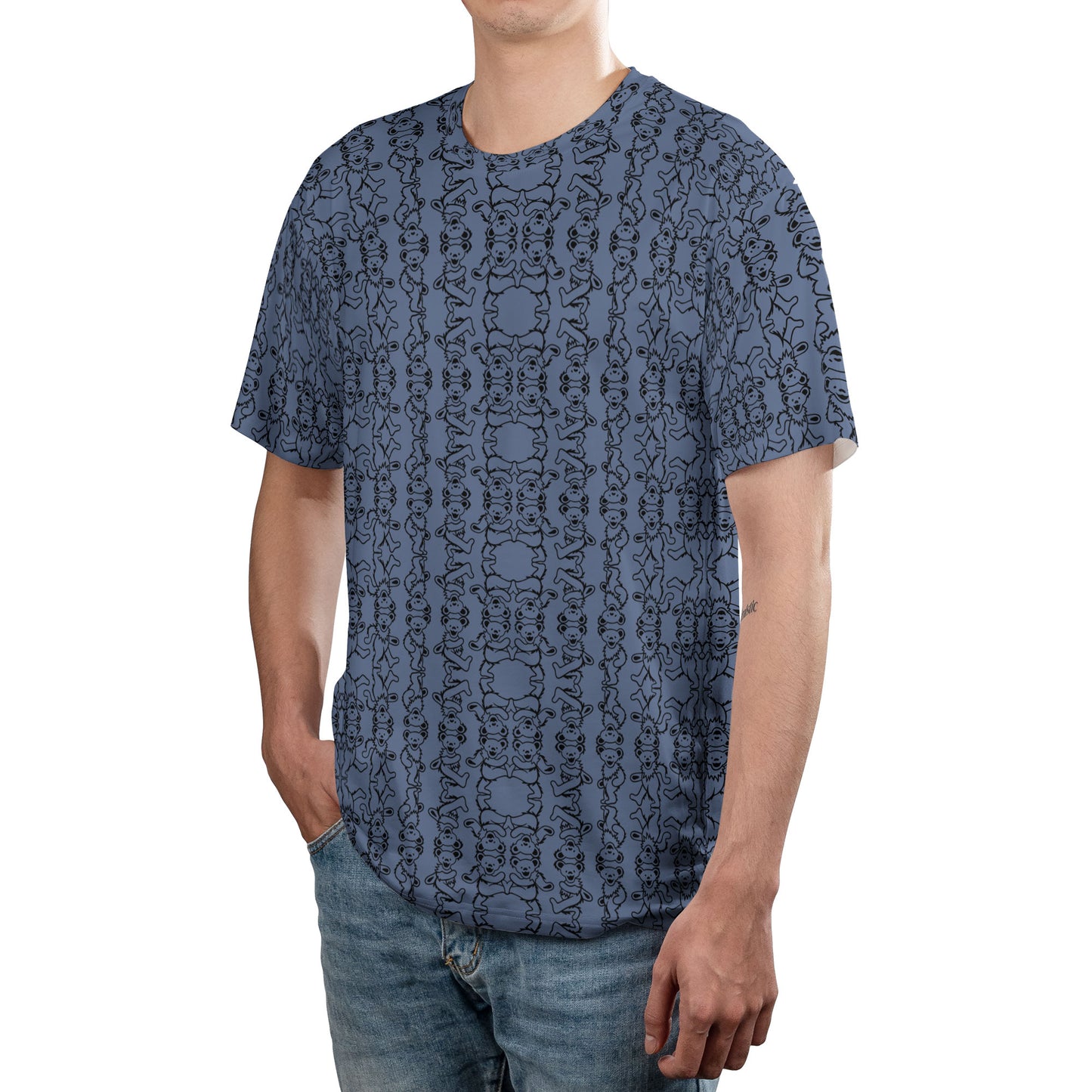 Egyptian Scarab Skull and Roses Grateful Dead T-Shirt – Rock Music Unisex Tee