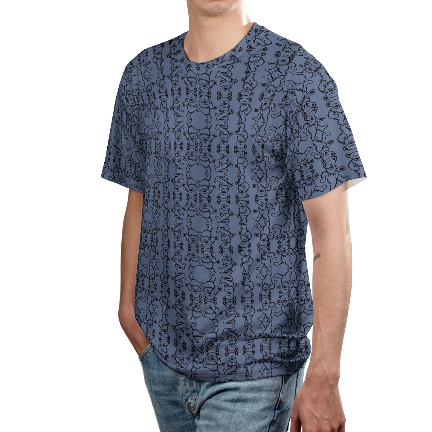Egyptian Scarab Skull and Roses Grateful Dead T-Shirt – Rock Music Unisex Tee