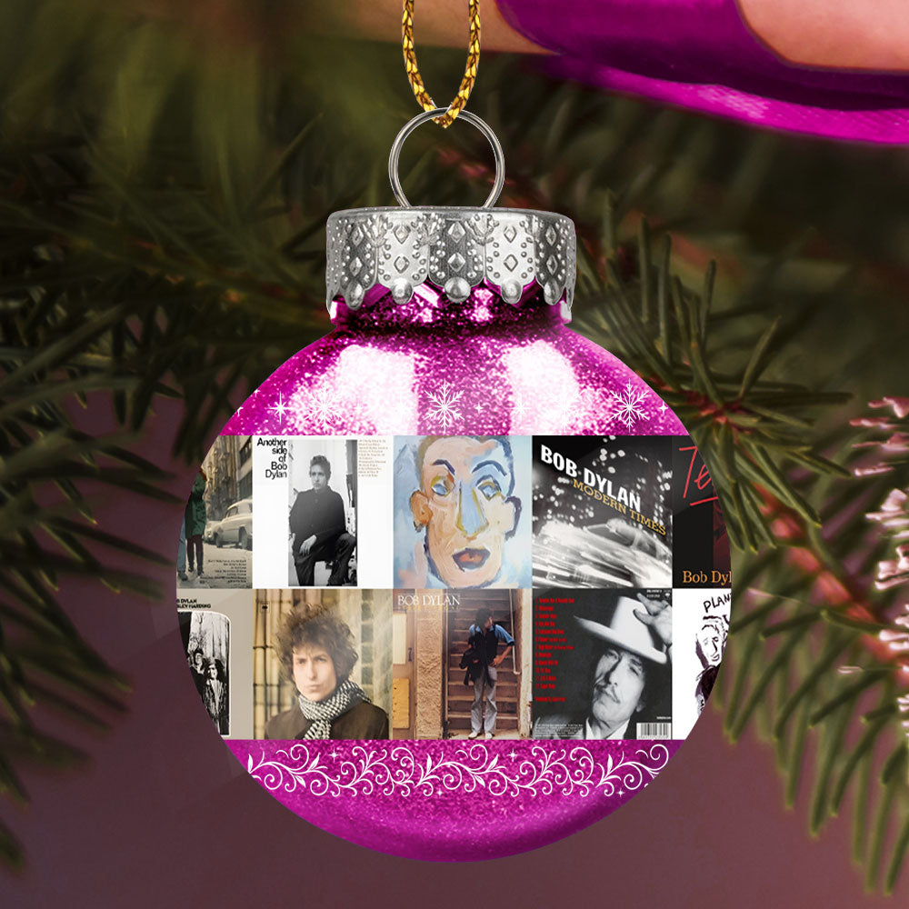 Bob Dylan Ball Ornament – A Tribute to the Poet of Rock and Timeless Melody