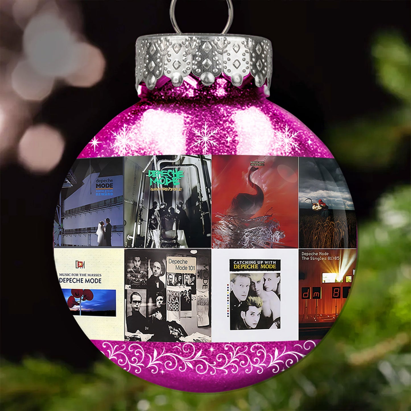 Nine Inch Nails Ball Ornament – A Darkly Beautiful Tribute to Industrial Artistry