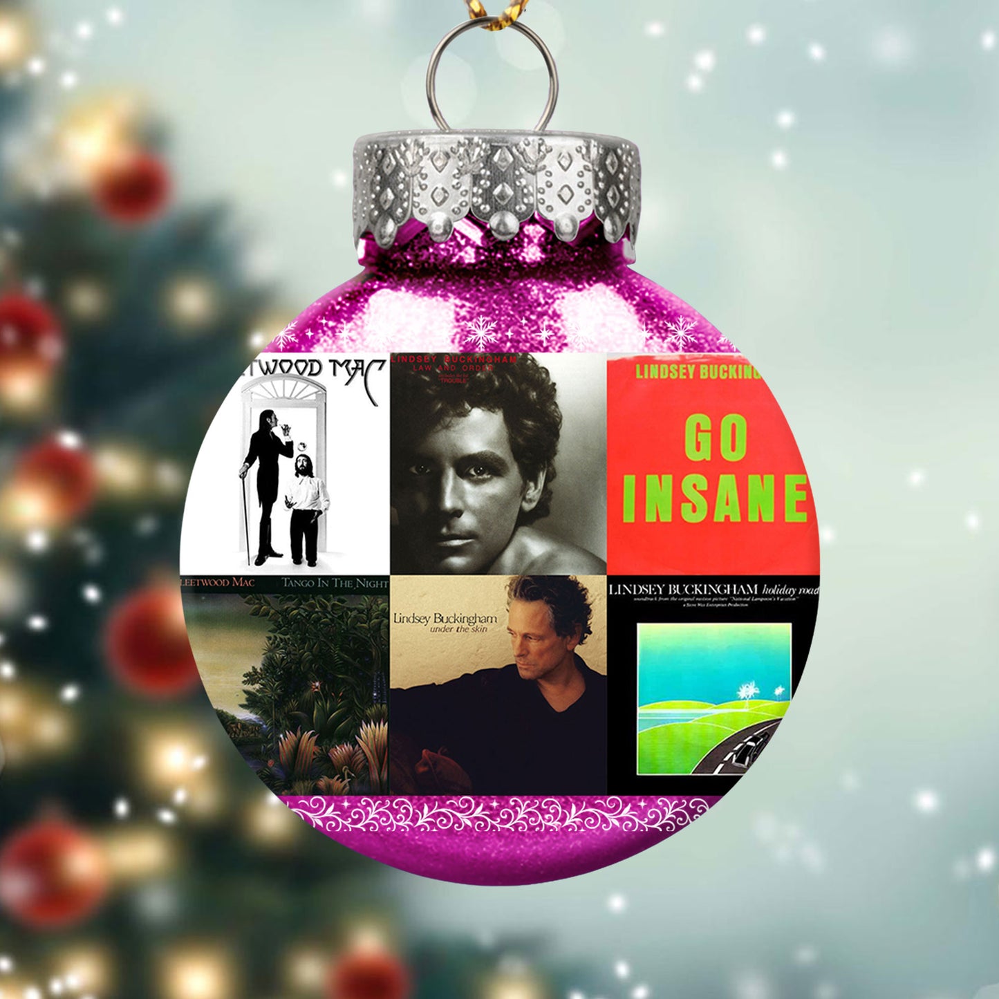 Lindsey Buckingham Ball Ornament – Timeless Melodic Craftsmanship