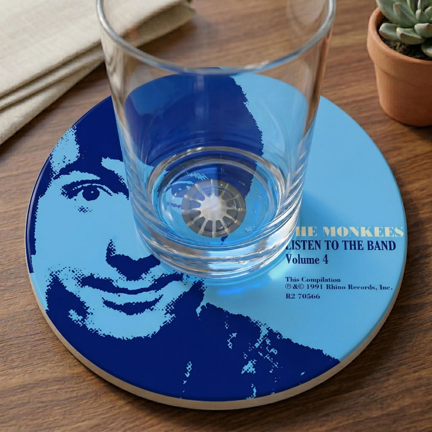 The Monkees Album Coaster Set – Ceramic, Gift for Music Lovers