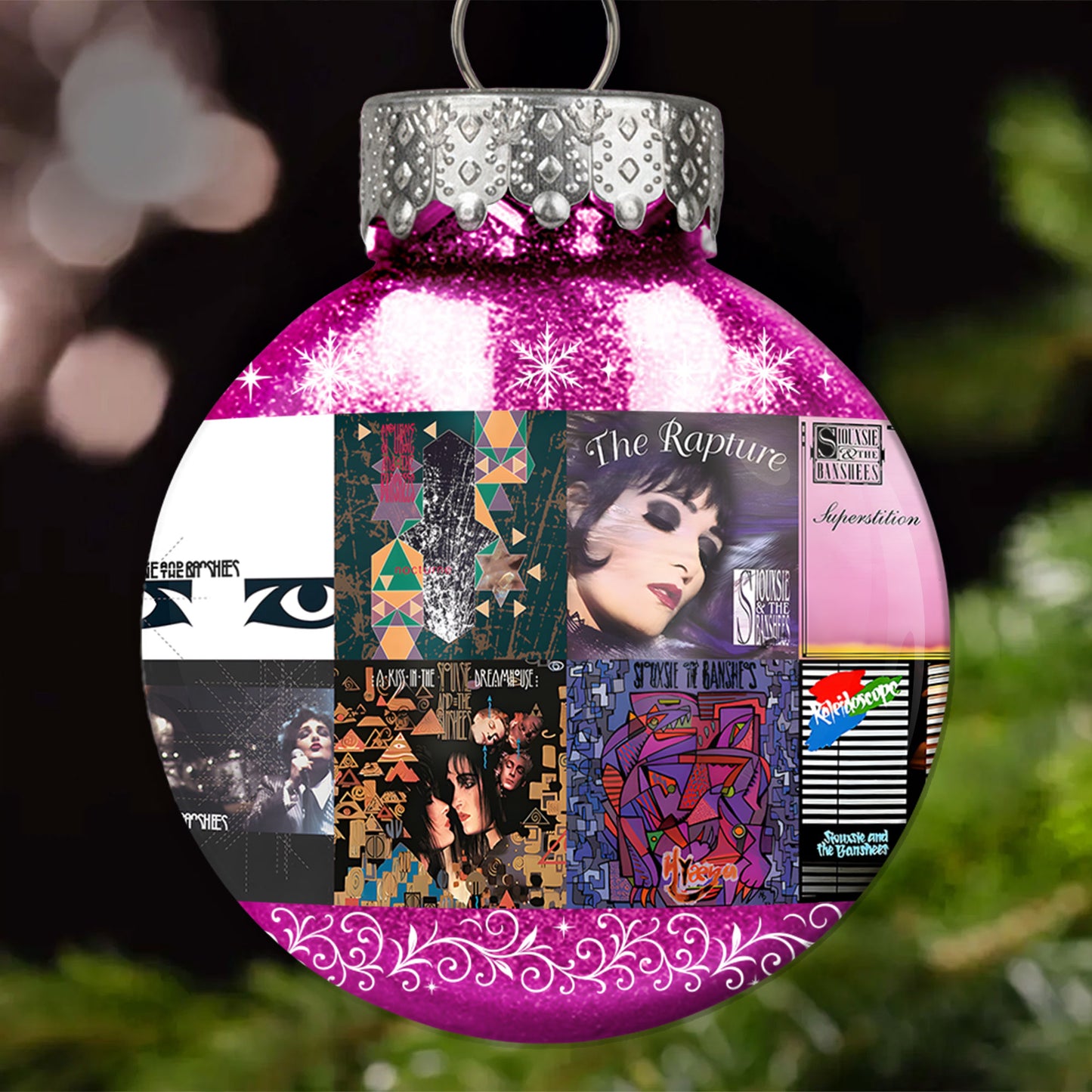 Siouxsie and the Banshees Ball Ornament – Post-Punk Icons