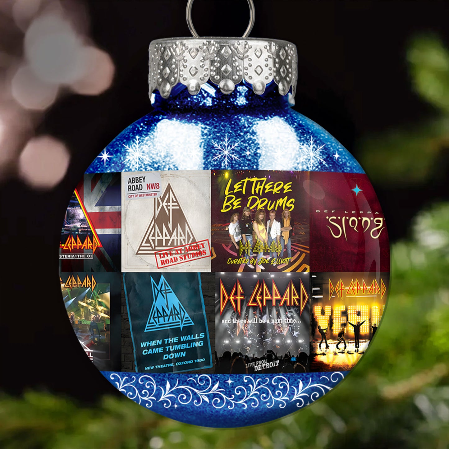 Def Leppard Ball Ornament – Rock ’n’ Roll Glory