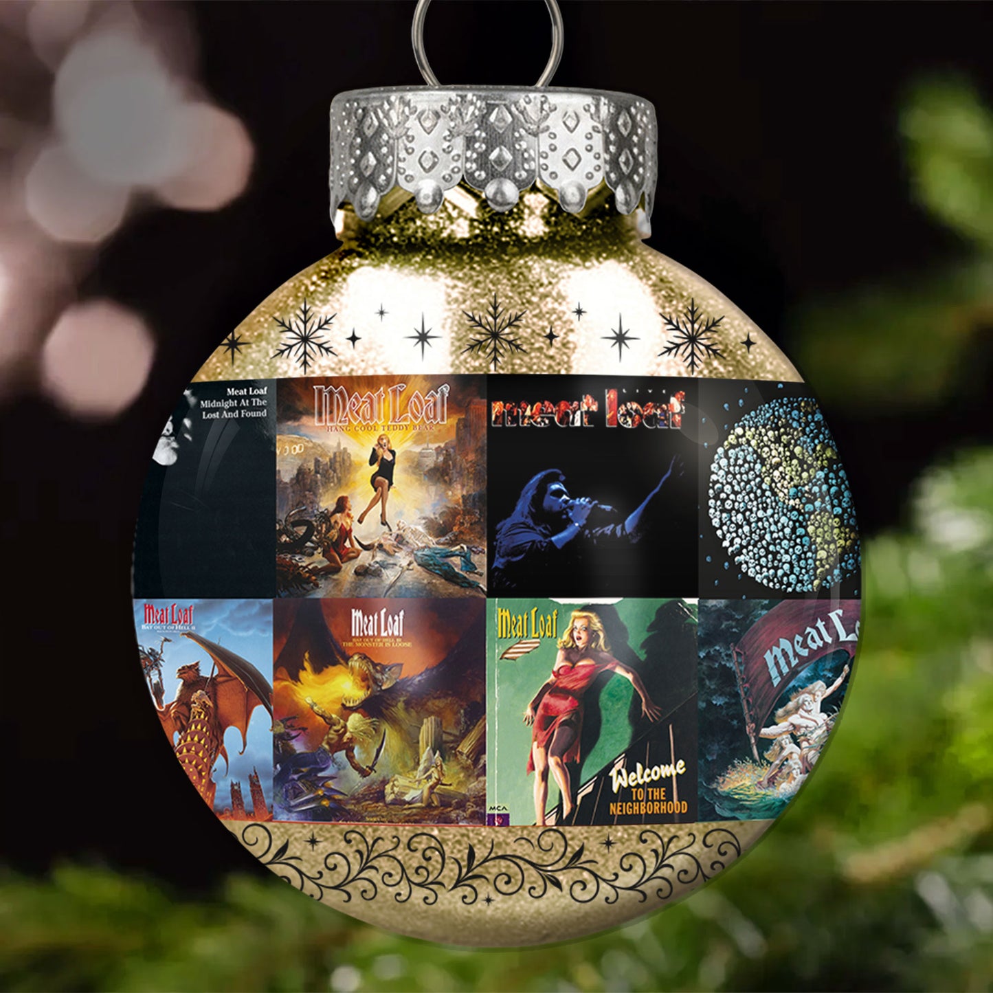 Meat Loaf Ball Ornament – Theatrical Rock Icon