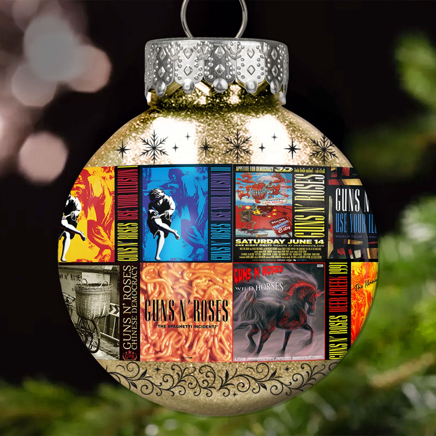 Guns N’ Roses Ball Ornament – Hard Rock Icons