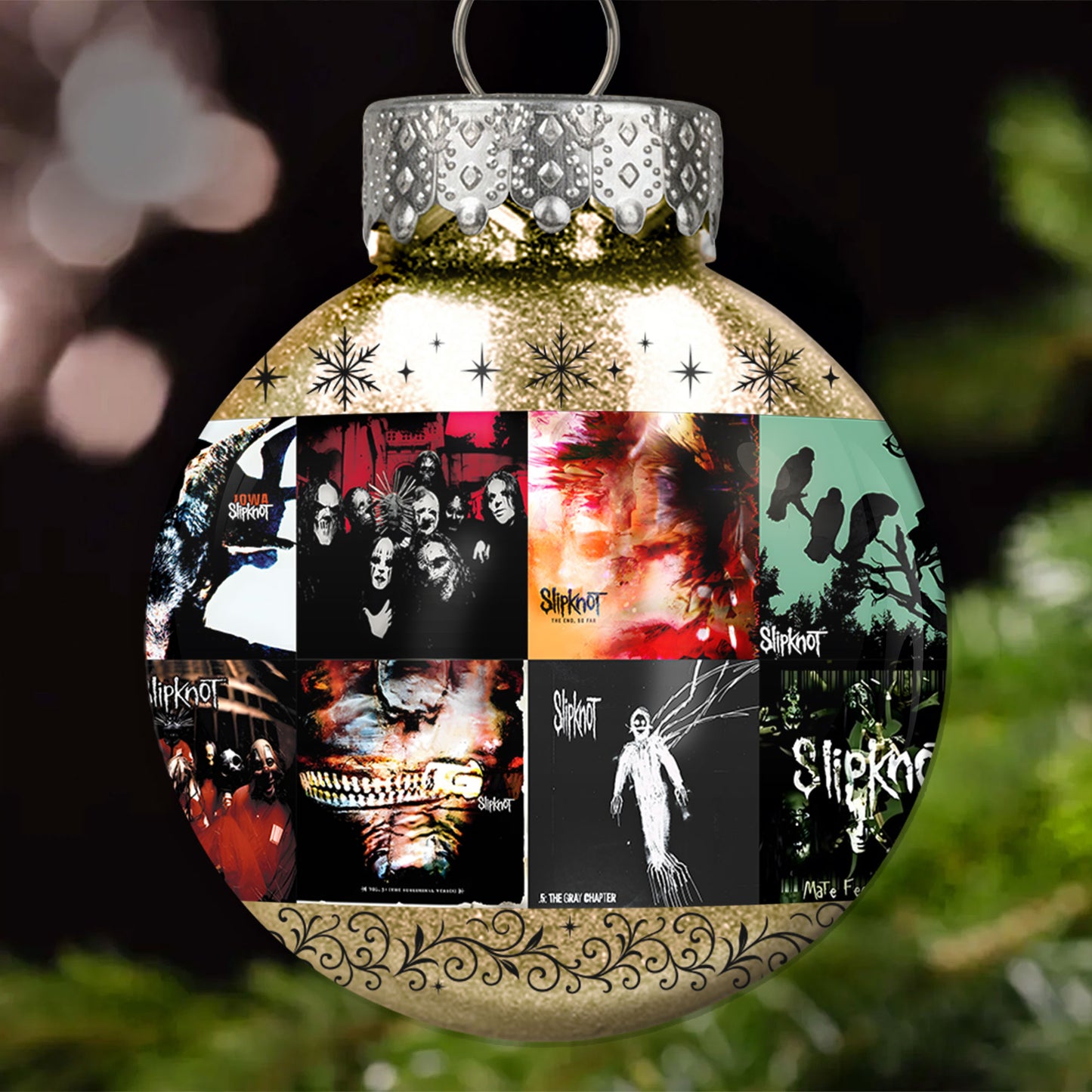 Slipknot Ball Ornament – Metal Mayhem Collection