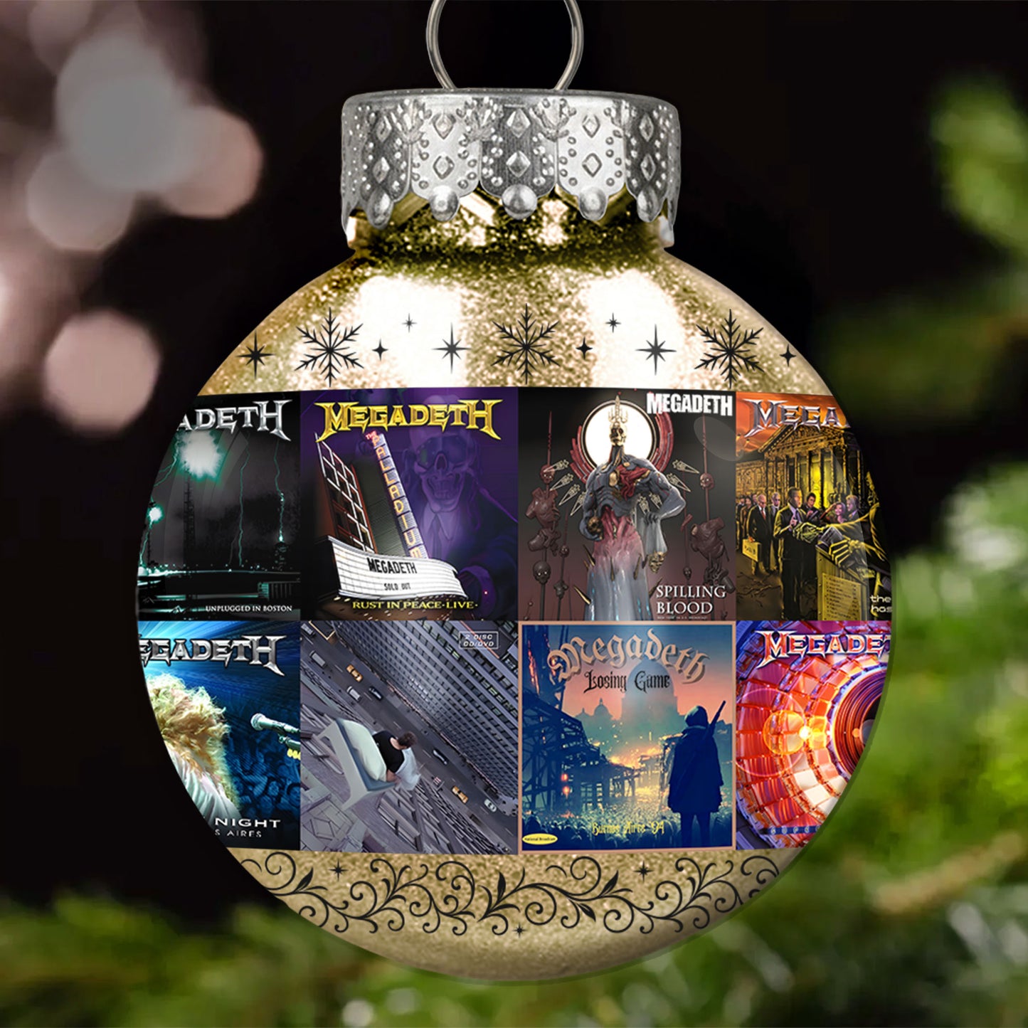 Megadeth Ball Ornament – A Heavy Metal Christmas Keepsake