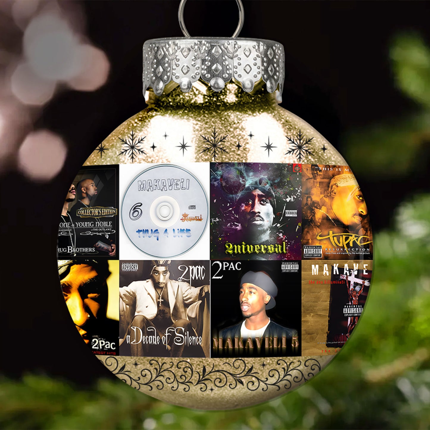 2Pac Ball Ornament – Legacy of Hip-Hop
