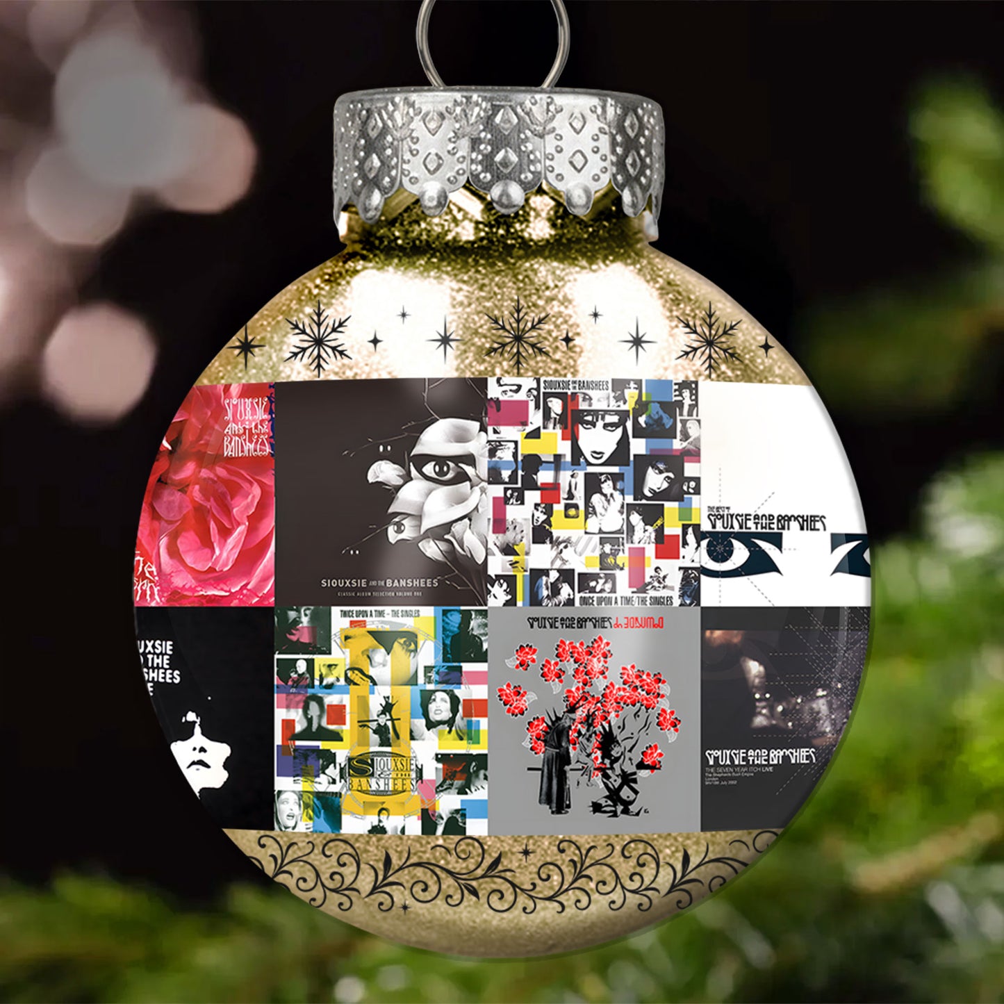 Siouxsie and the Banshees Ball Ornament – Post-Punk Icons