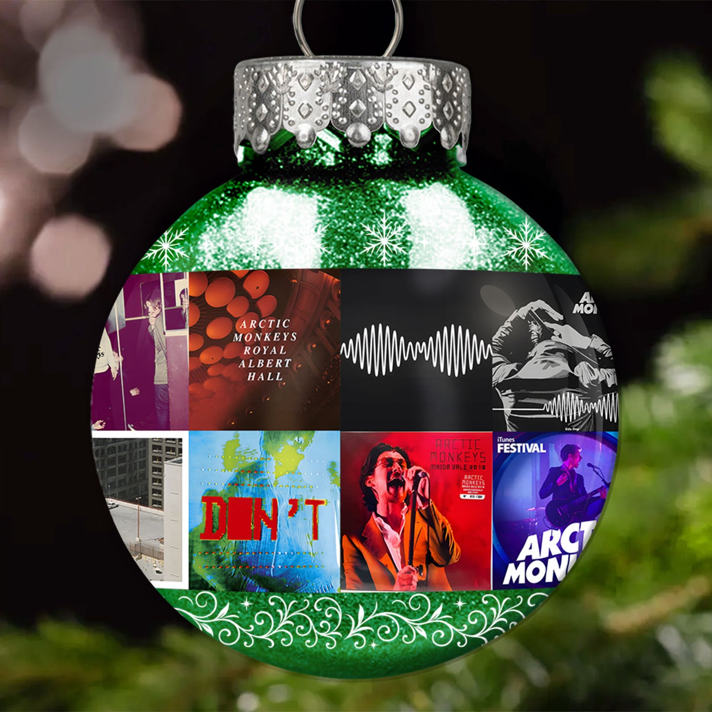 Arctic Monkeys Ball Ornament – Indie Rock Vibes