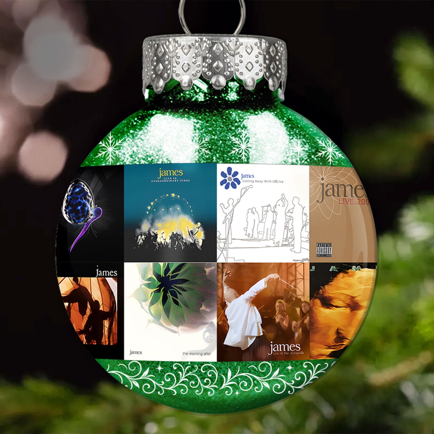 James Band Ball Ornament – Indie Rock Icons Collection