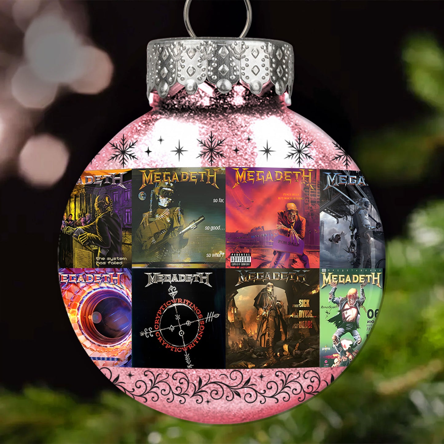 Megadeth Ball Ornament – A Heavy Metal Christmas Keepsake