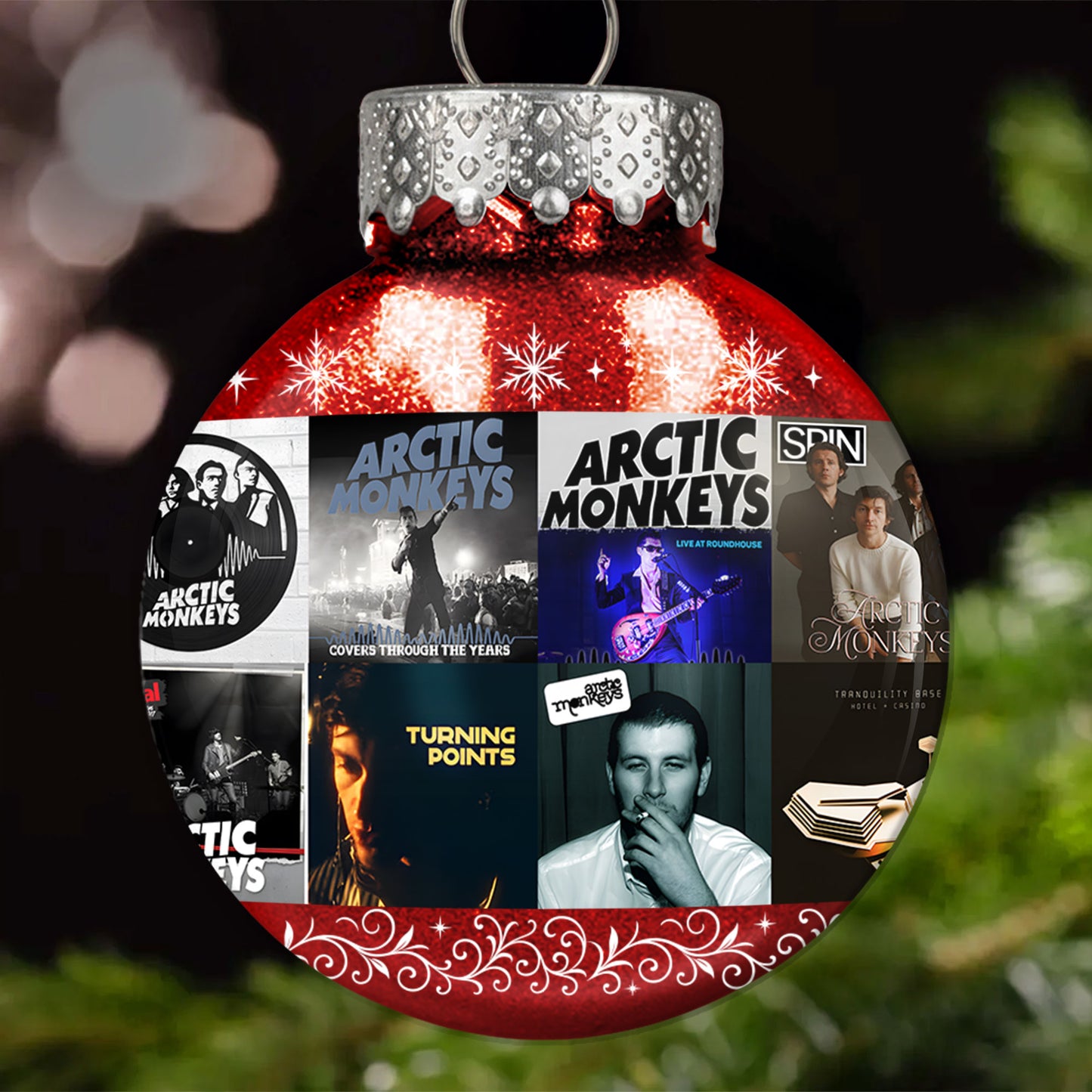 Arctic Monkeys Ball Ornament – Indie Rock Vibes
