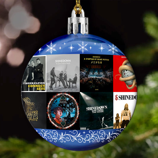 Shinedown Ball Ornament – Rock Resilience Wrapped in Holiday Glow