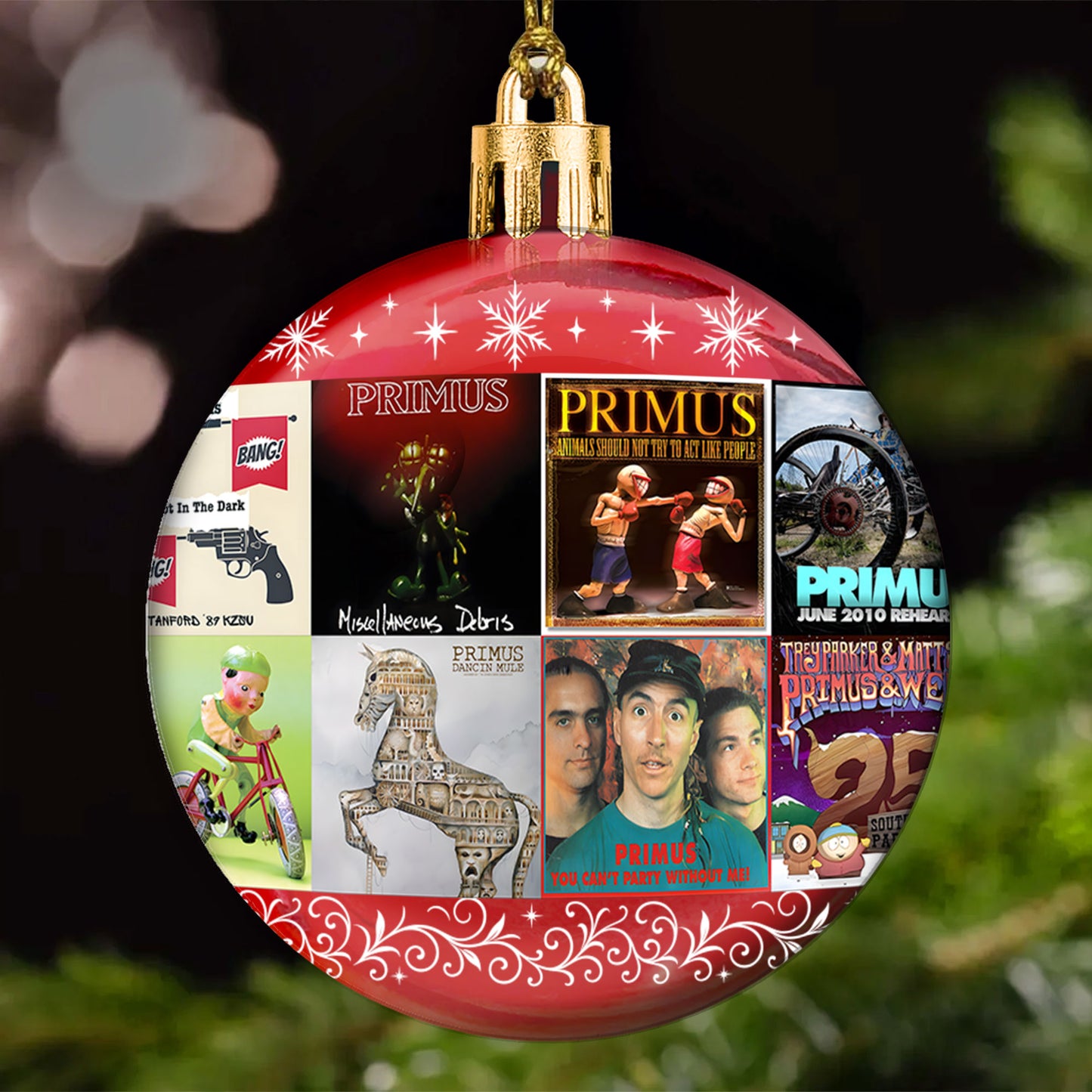 Primus Ball Ornament – A Whimsical Spin on Funky Rock Traditions