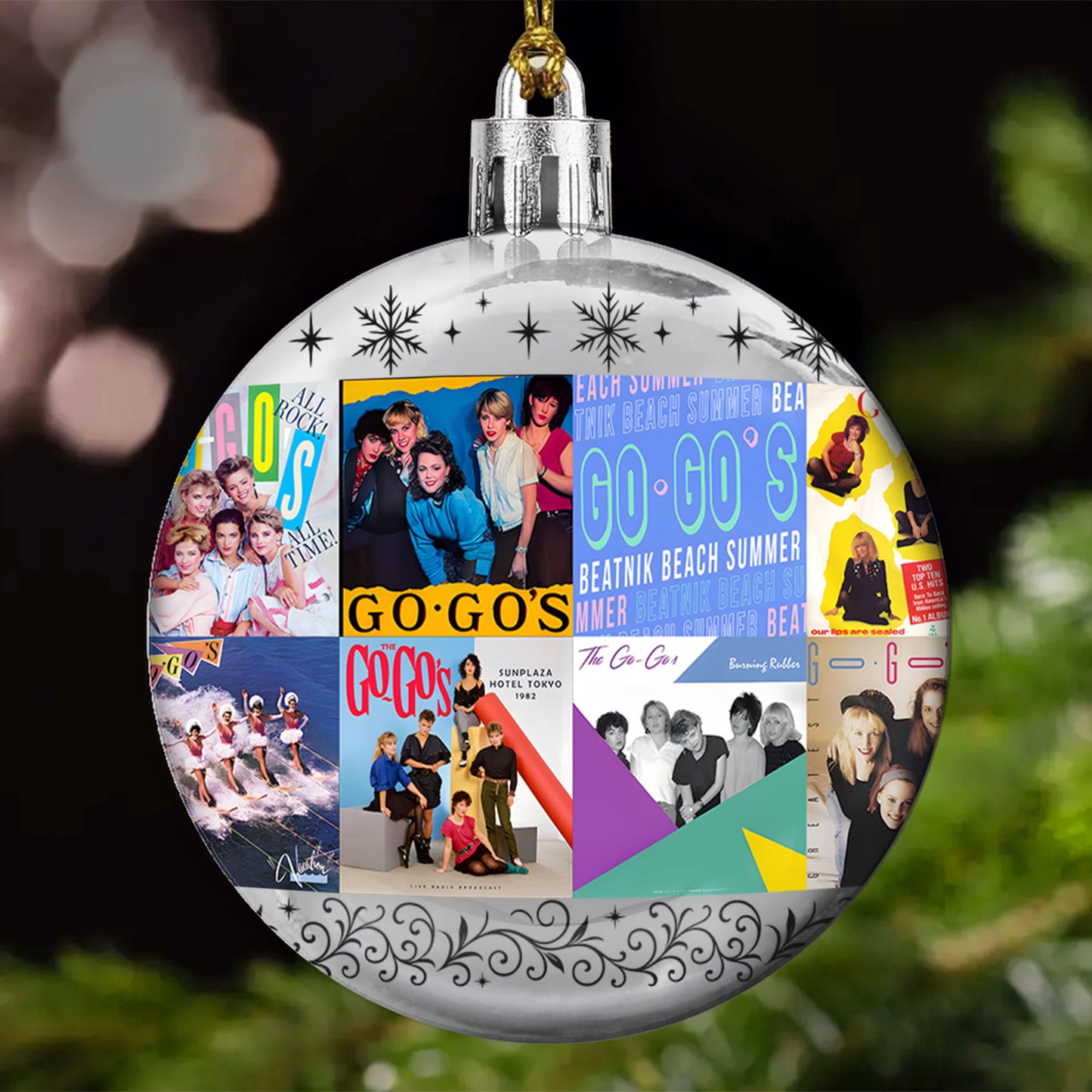 The Go-Go’s Ball Ornament – Pop Rock Trailblazers