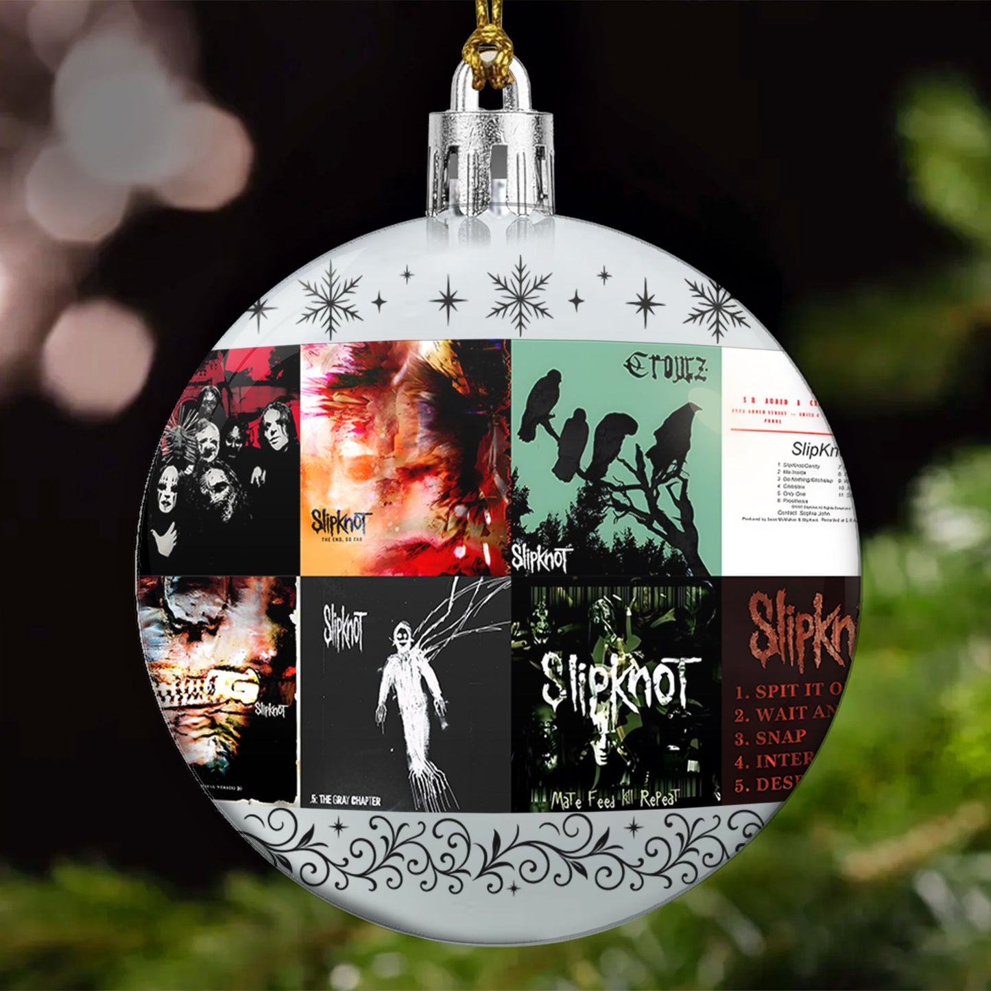 Slipknot Ball Ornament – Metal Mayhem Collection