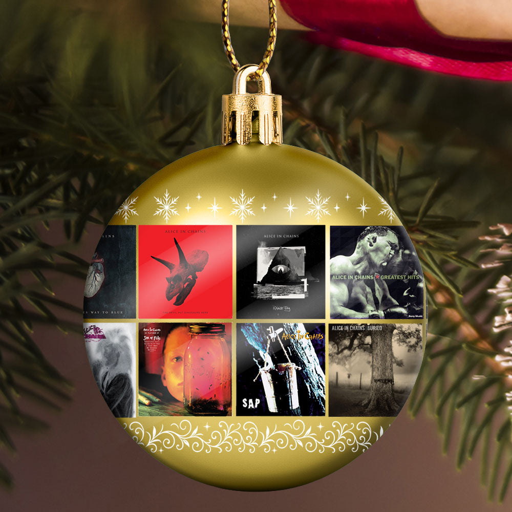 Alice In Chains Ball Ornament – Grunge Legends Meet Holiday Spirit