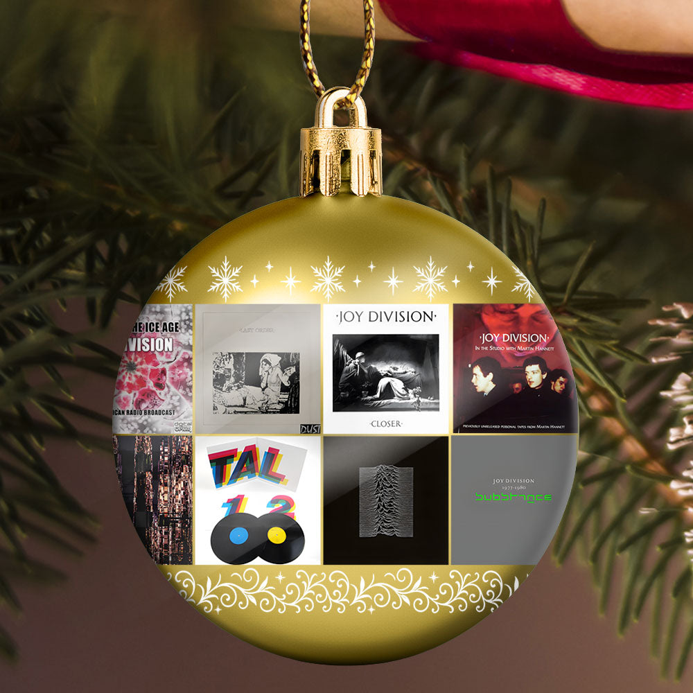 Joy Division Ornament – A Touch of Post-Punk Elegance for the Holidays