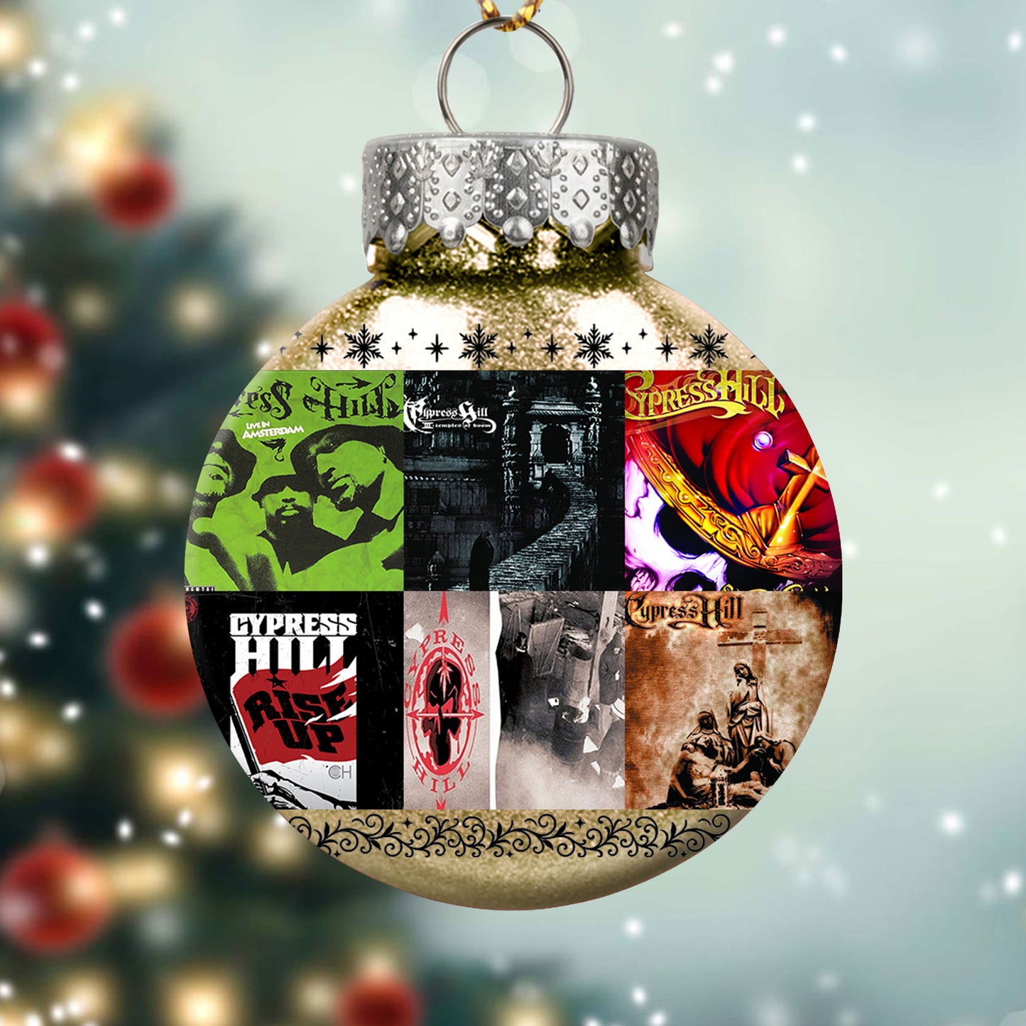 Cypress Hill Album Covers Christmas Ball Ornament