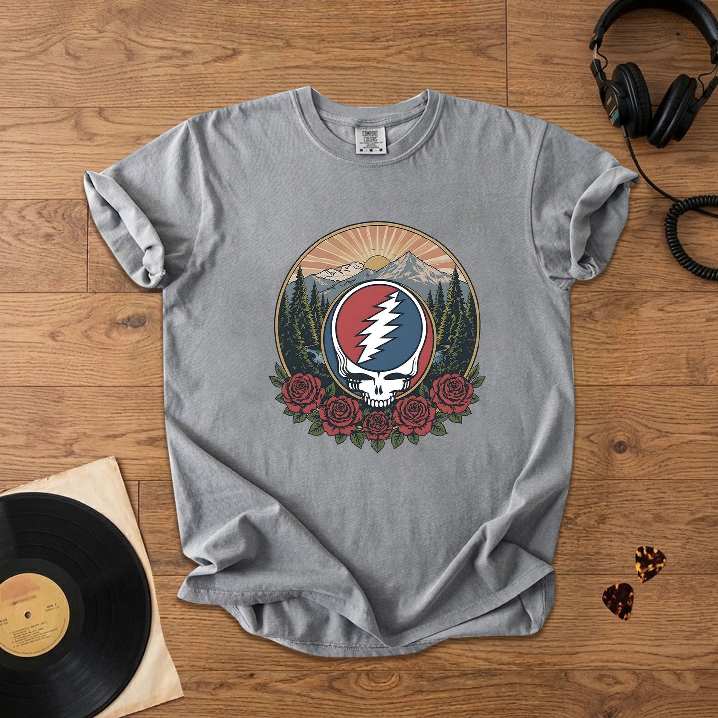 Grateful Dead Steal Your Face T-Shirt – Retro Rock Music Band Merch Tee