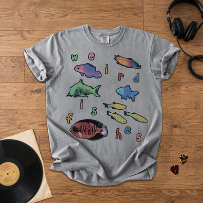 Weird Fishes Radiohead Comfort Tee – Space & Retro Rock Inspired Graphic Shirt