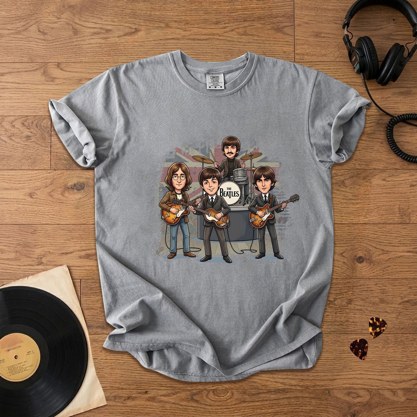 Vintage Beatles Band Comfort Tee – Classic Rock Graphic T-Shirt