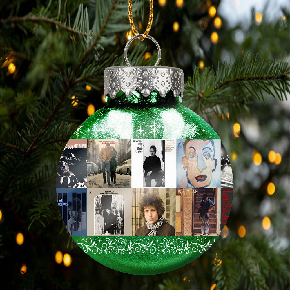 Bob Dylan Ball Ornament – A Tribute to the Poet of Rock and Timeless Melody