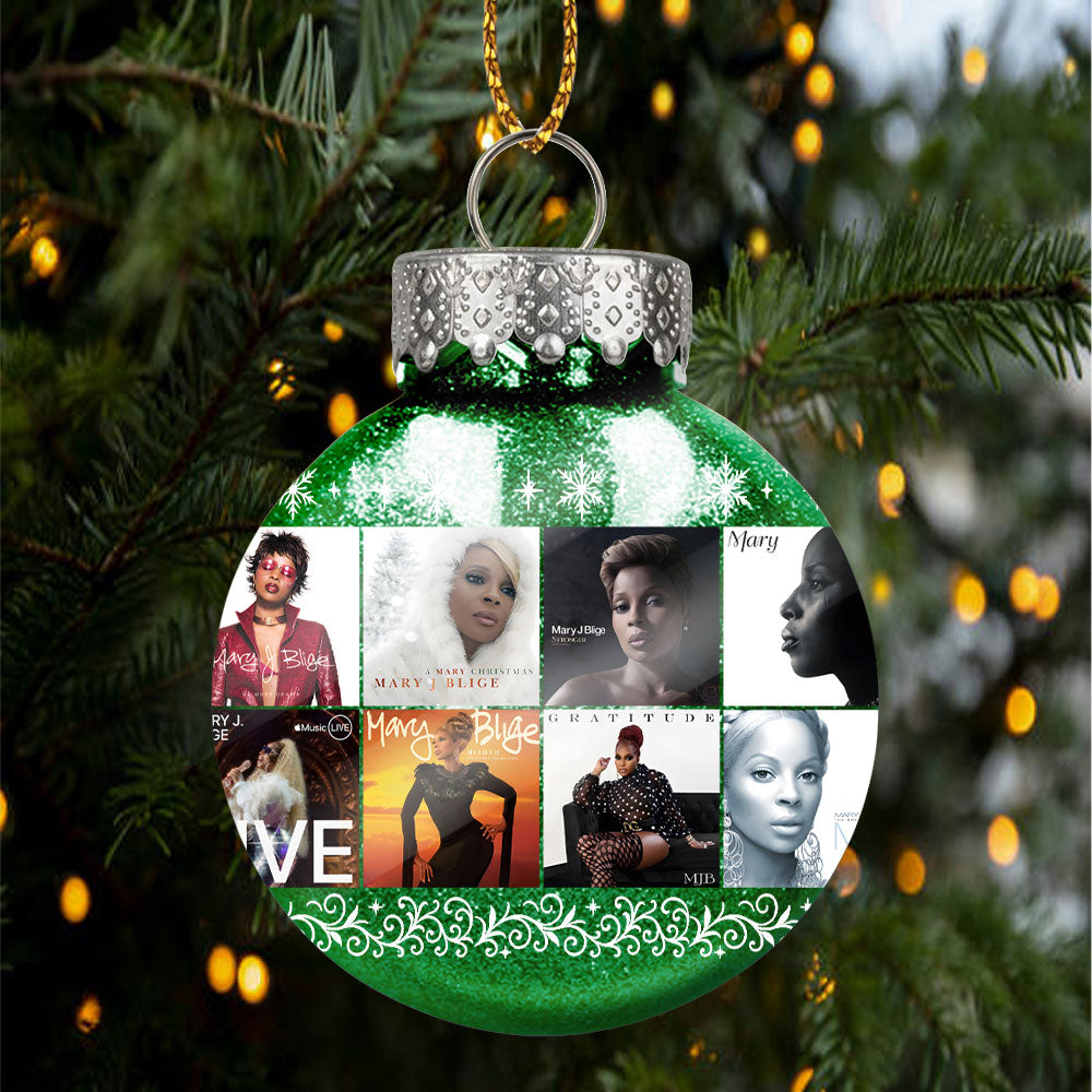 Mary J. Blige Ball Ornament – The Queen of Hip-Hop Soul