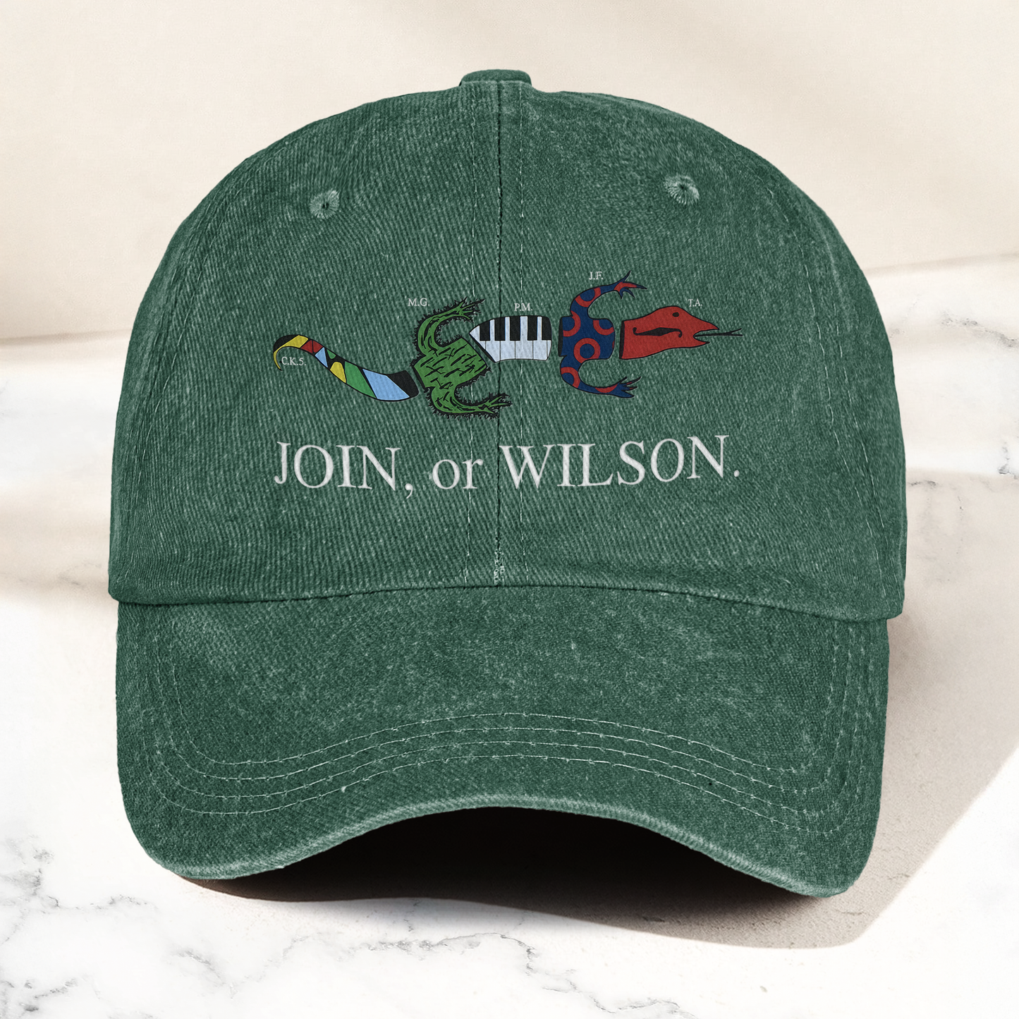 Join or Wilson Vintage Denim Cap – Retro Music Wilson Band Cap Gift For Dad (With Box)