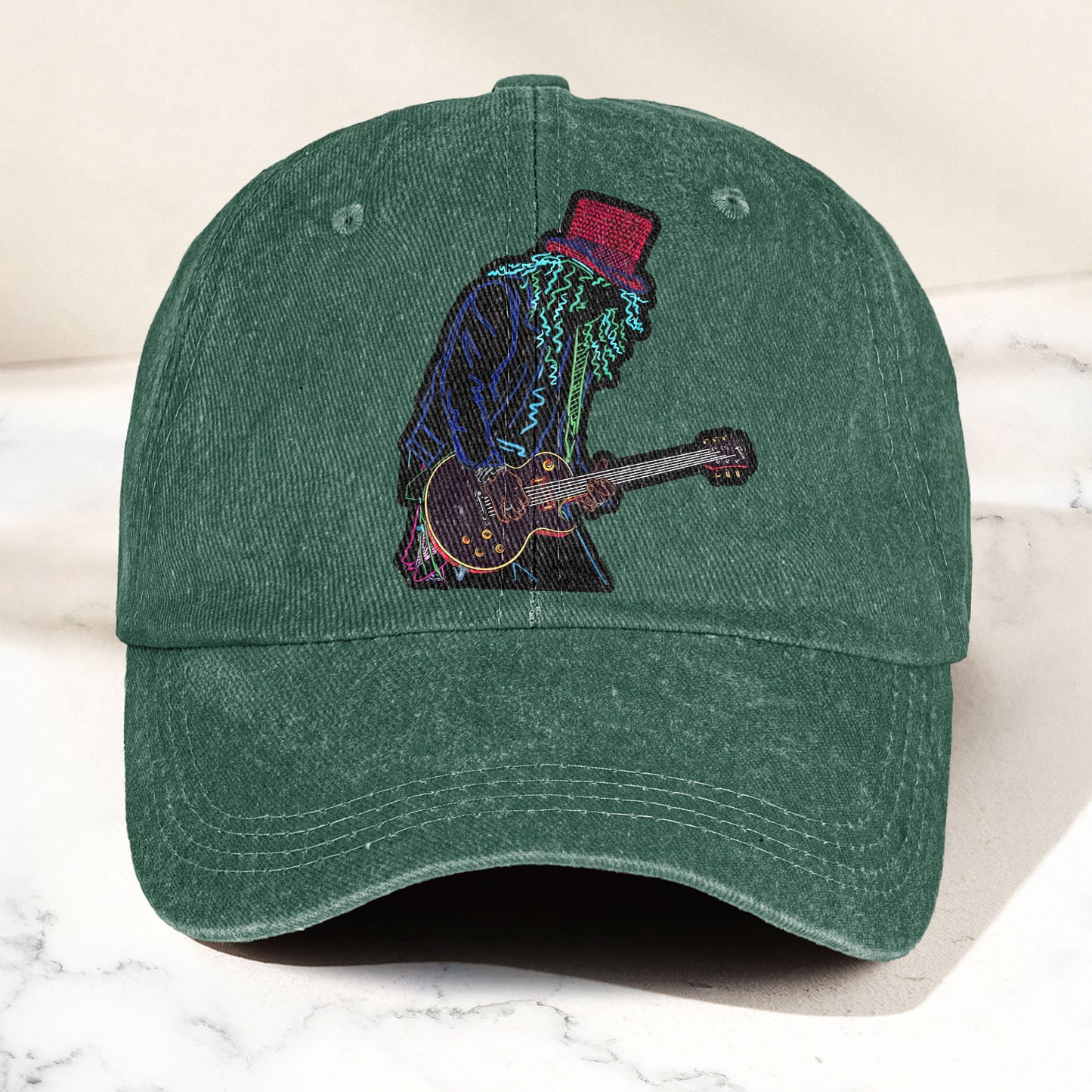 Gun N'rose Denim Cap – Retro Vintage Dad Cap Gift For Dad (With Box)