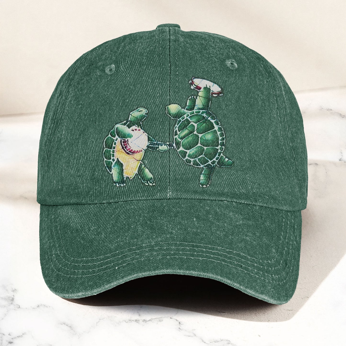 Grateful Dead Dancing Terrapins Denim Cap – Grateful Dead Tribute Merch Dad Hat (With Box)